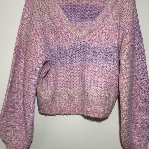 Urban Outfitters Cassia Space-Dye V-Neck Sweater - Picture 3 of 6